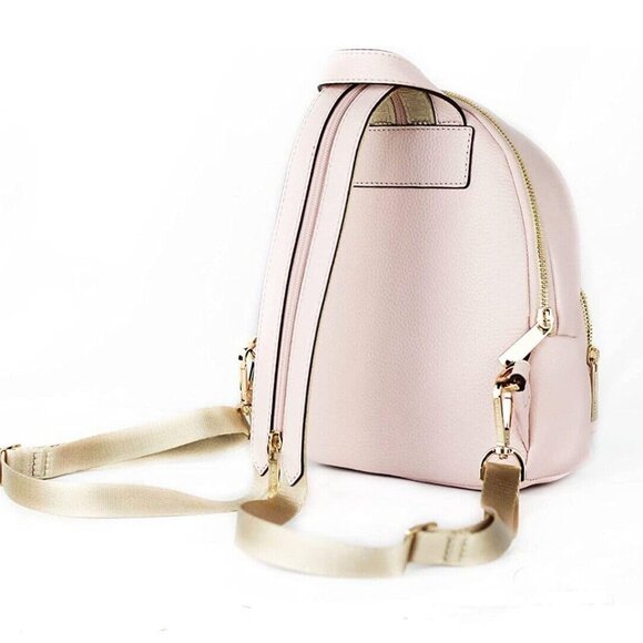 Campussophisticate Erin Small Convertible Pink Leather Backpack